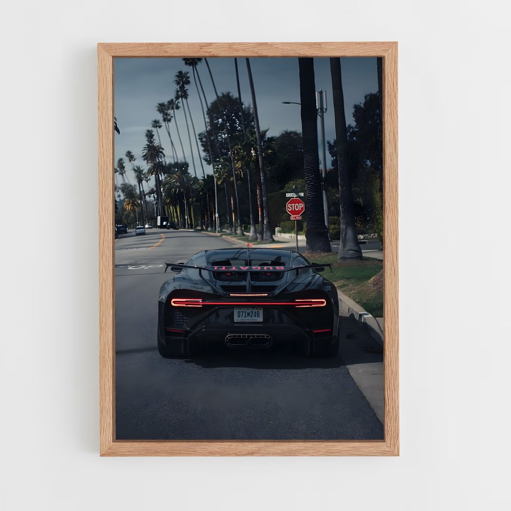 Poster Chiron pur – affiche Bugatti (vue 4)